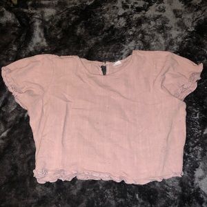pacsun crop shirt